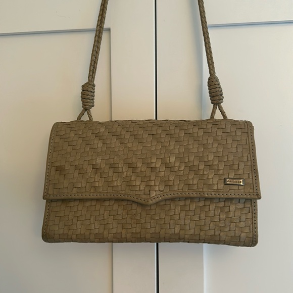 CALONGE WOVEN LEATHER PURSE - Picture 1 of 8
